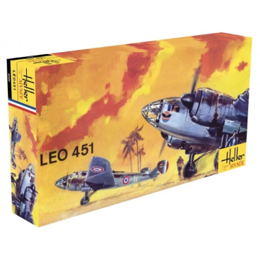 KIT PARA MONTAR HELLER LIORE & OLIVIER LEO 451 MUSEE SPECIAL EDITION 1/72 90 PEÇAS HLR 80389
